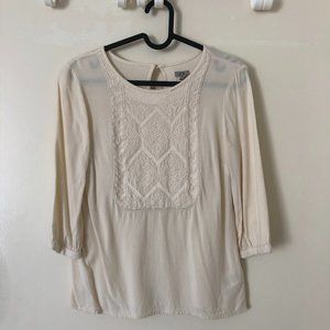 UO Ecote Cream Blouse